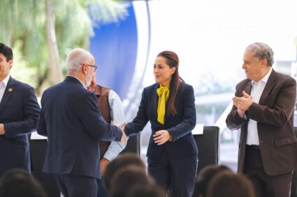 TERE JIMÉNEZ DA INICIO A LA CONSTRUCCIÓN DEL NUEVO BACHILLERATO DE LA UNIVERSIDAD AUTÓNOMA DE AGUASCALIENTES EN VILLA JUÁREZ
