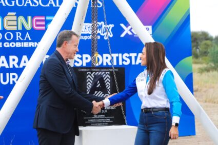 TERE JIMÉNEZ ENCABEZA EL INICIO DE LA CONSTRUCCIÓN DE PARADOR SEGURO PARA TRANSPORTISTAS EN LA ZONA SUR