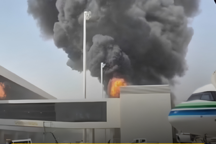 Arabia Saudita difunde videos del ataque al aeropuerto de Riad que dejó 13 muertos y más de 300 heridos.