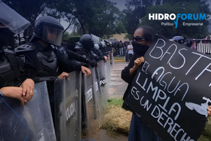Jalisco separa a 17 policías tras operativo en protesta por el agua