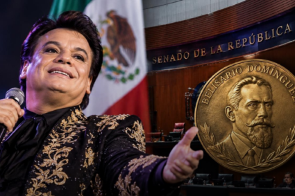 Juan Gabriel suena para recibir la Medalla Belisario Domínguez
